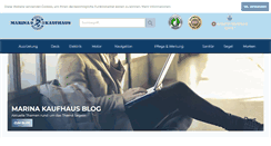 Desktop Screenshot of marina-kaufhaus.com